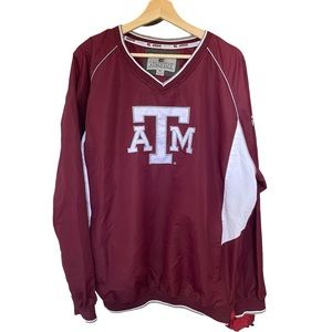 Colosseum Maroon and White Men's Sweater